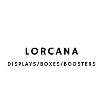 Lorcana Displays/Boxes/Boosters