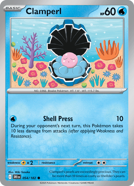Pokemon Clamperl DRI 054