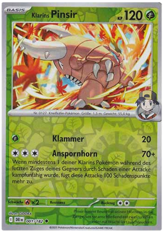 Pokemon Klarins Pinsir DRI 001