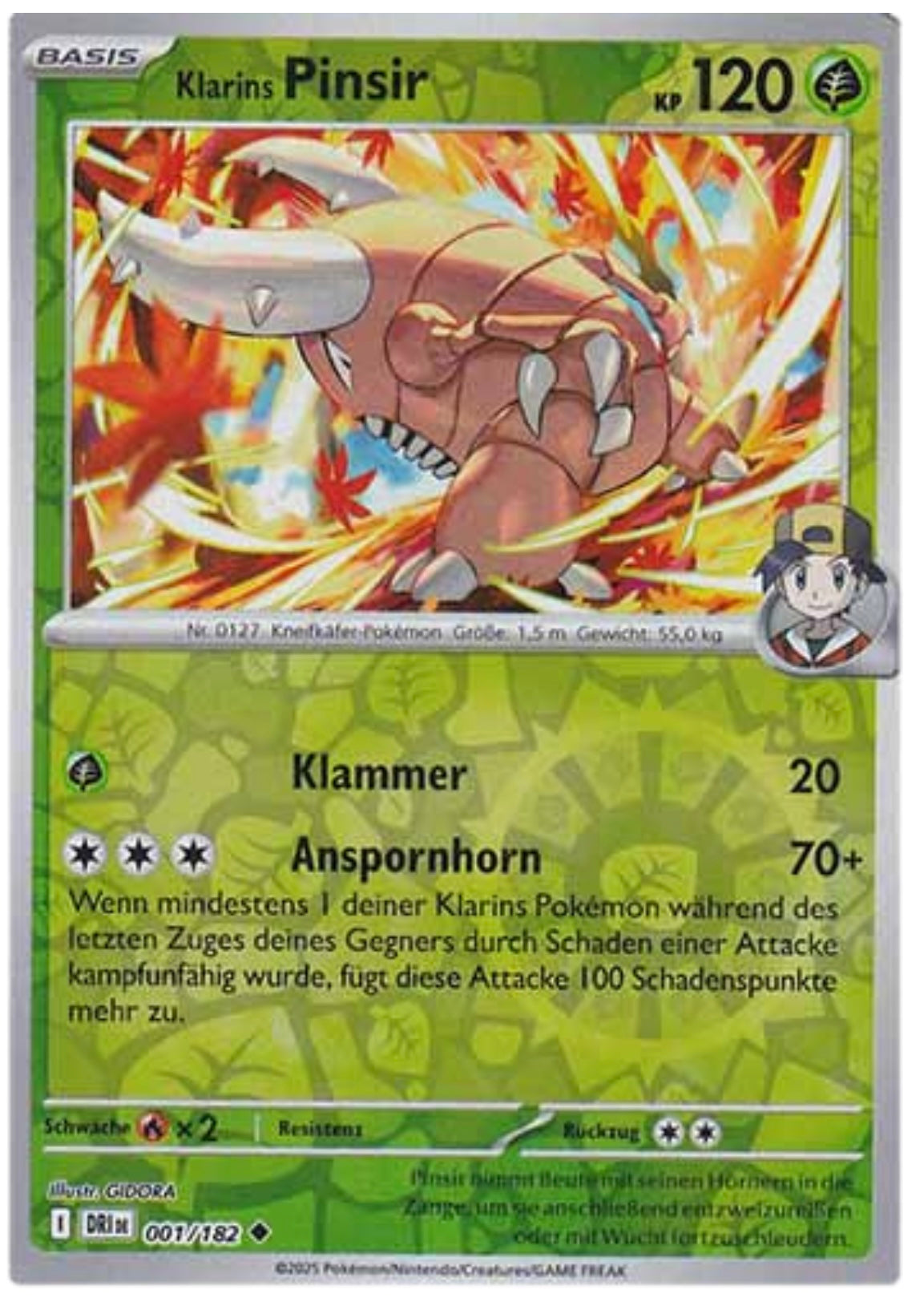 Pokemon Klarins Pinsir DRI 001