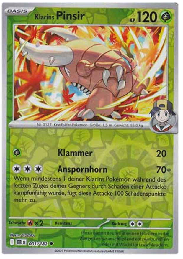 Pokemon Klarins Pinsir DRI 001