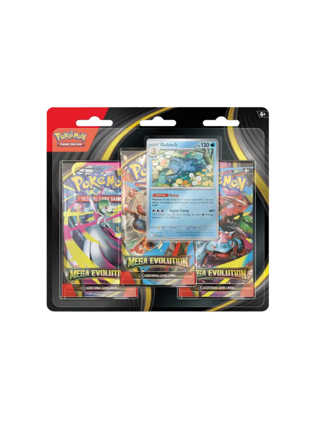Pokemon Mega Evolution 3 Pack Blister (English)
