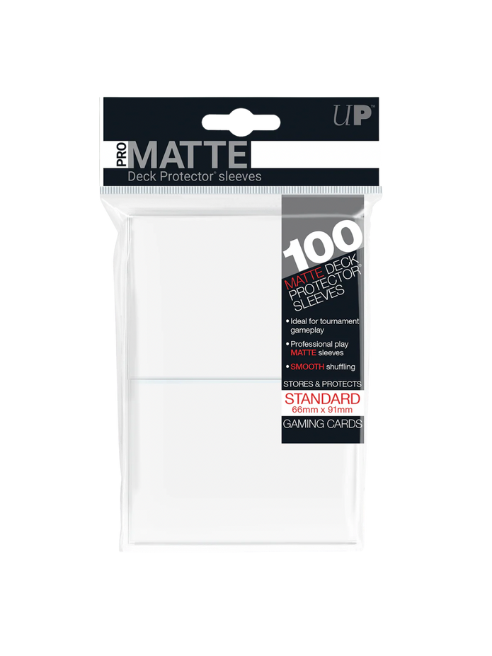 Ultra Pro Pro-Matte Sleeves Weiß (100 Stück)