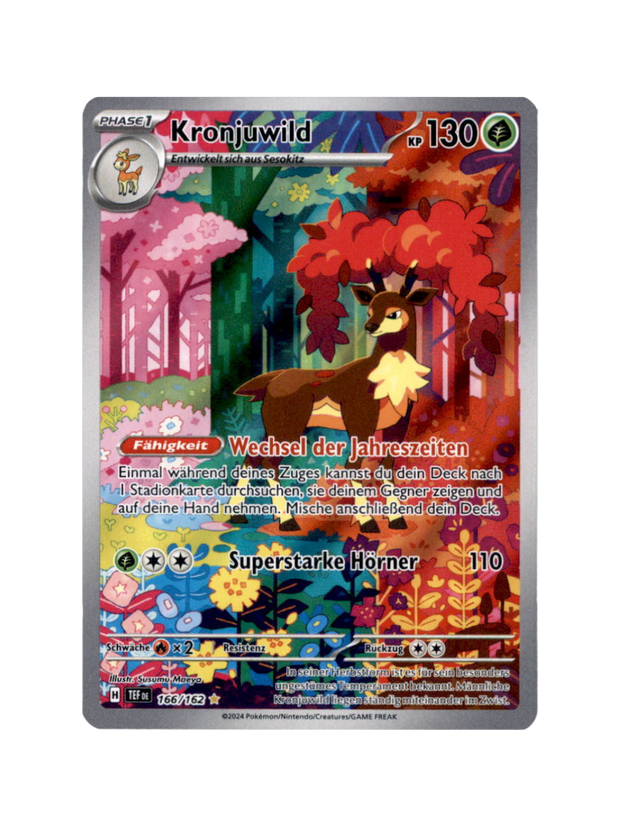 Pokemon Kronjuwild TEF 166 (Deutsch)