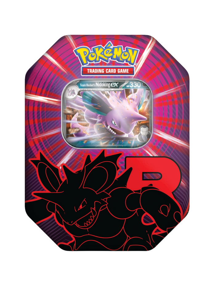 Pokemon Team Rocket's Tin 124 Team Rocket's Nidoking EX (Englisch) Vorbestellung