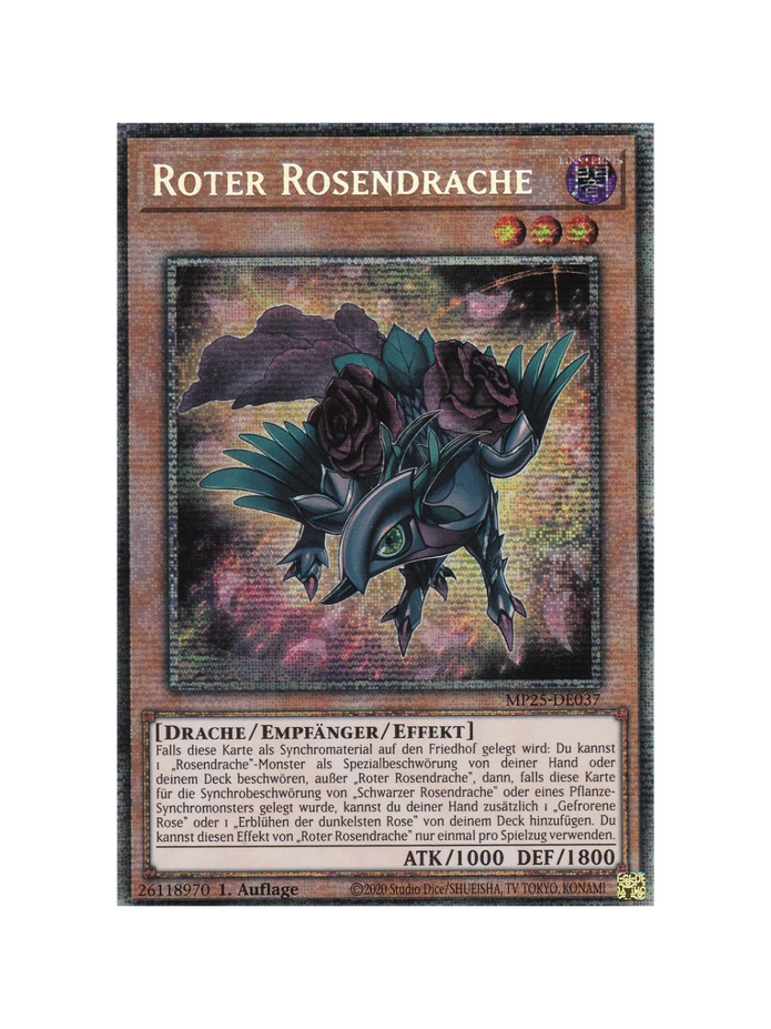 Yu-Gi-Oh! Red Rose Dragon MP25 (German) – Star Card Gaming