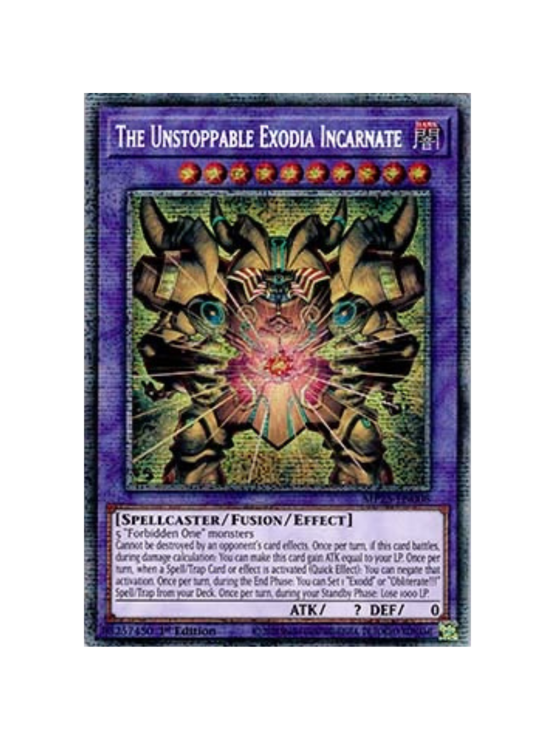Yu-Gi-Oh! The Unstoppable Exodia Incarnate MP25 (German)
