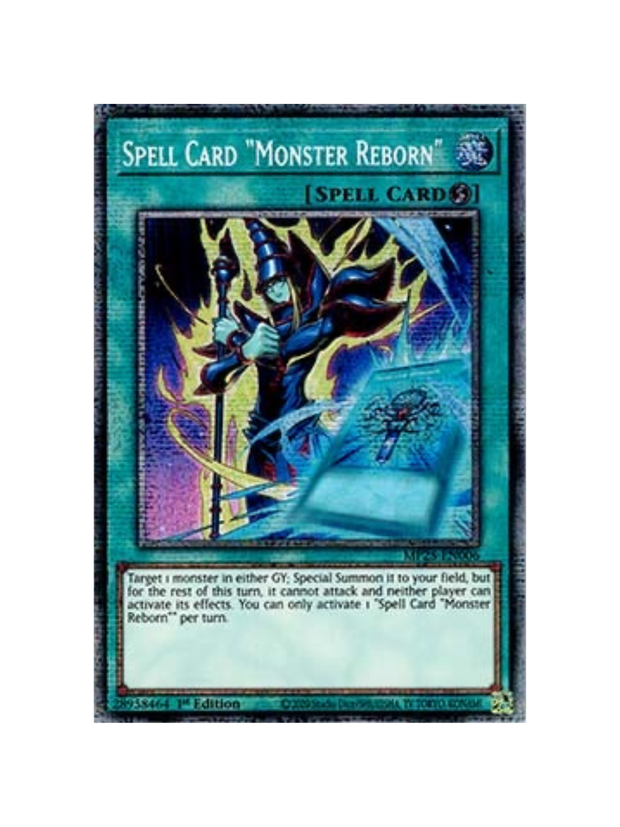 Yu-Gi-Oh! Spell Card "Monster Reborn" MP25 (German)