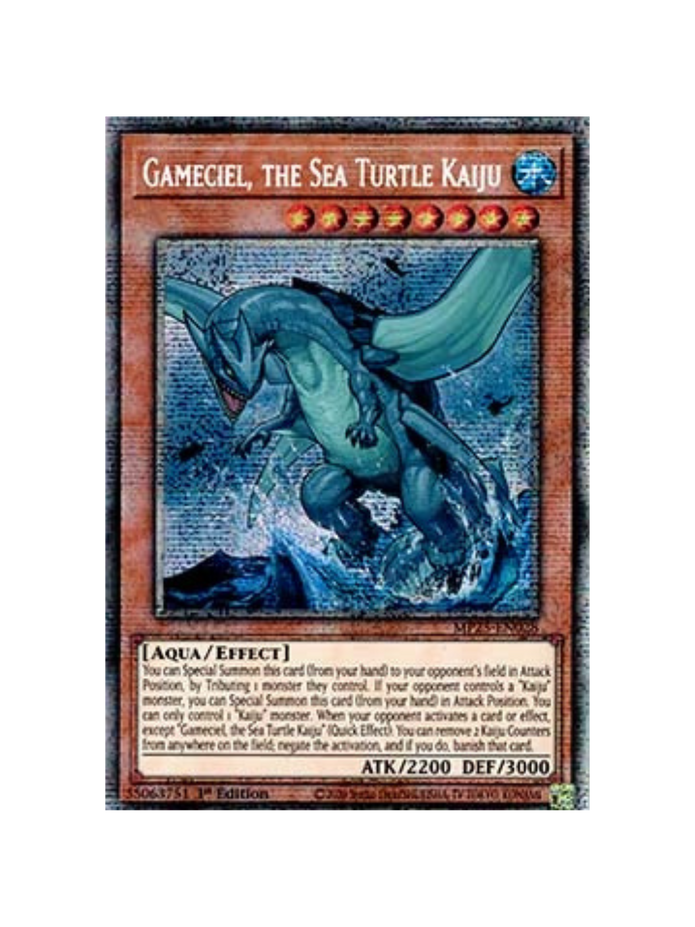 Yu-Gi-Oh! Gameciel, the Sea Turtle Kaiju MP25 (German)