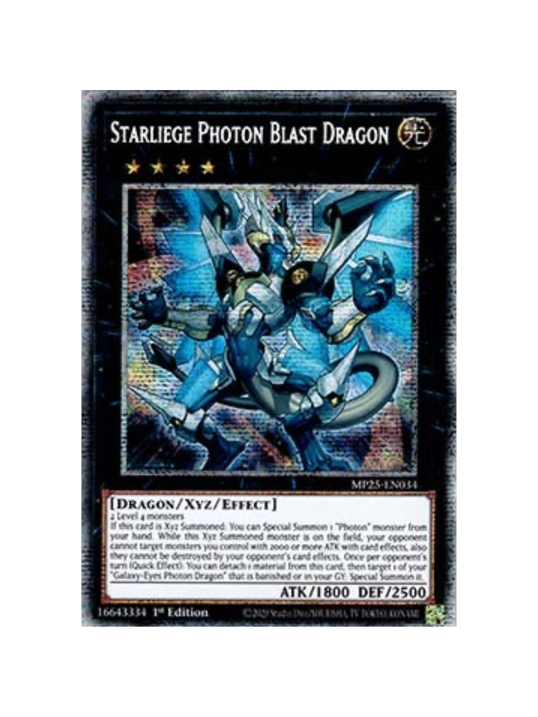 Yu-Gi-Oh! Starliege Photon Blast Dragon MP25 (German)