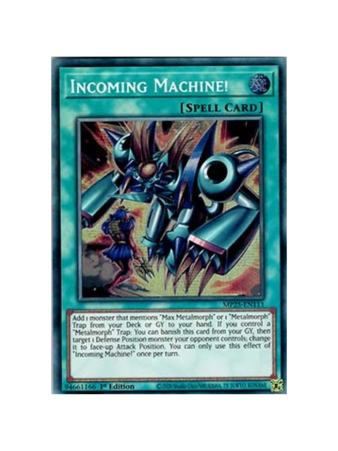 Yu-Gi-Oh! Incoming Machine! MP25 (German)