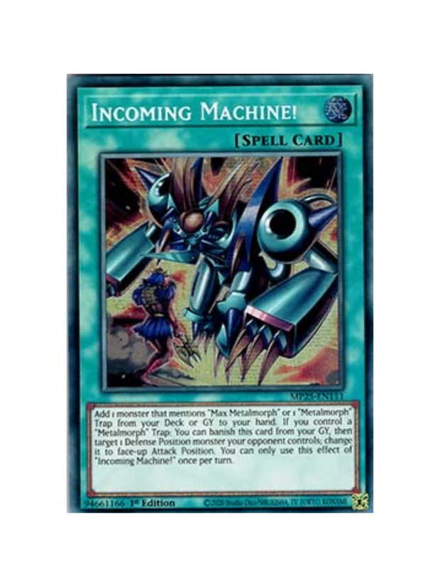 Yu-Gi-Oh! Incoming Machine! MP25 (German)