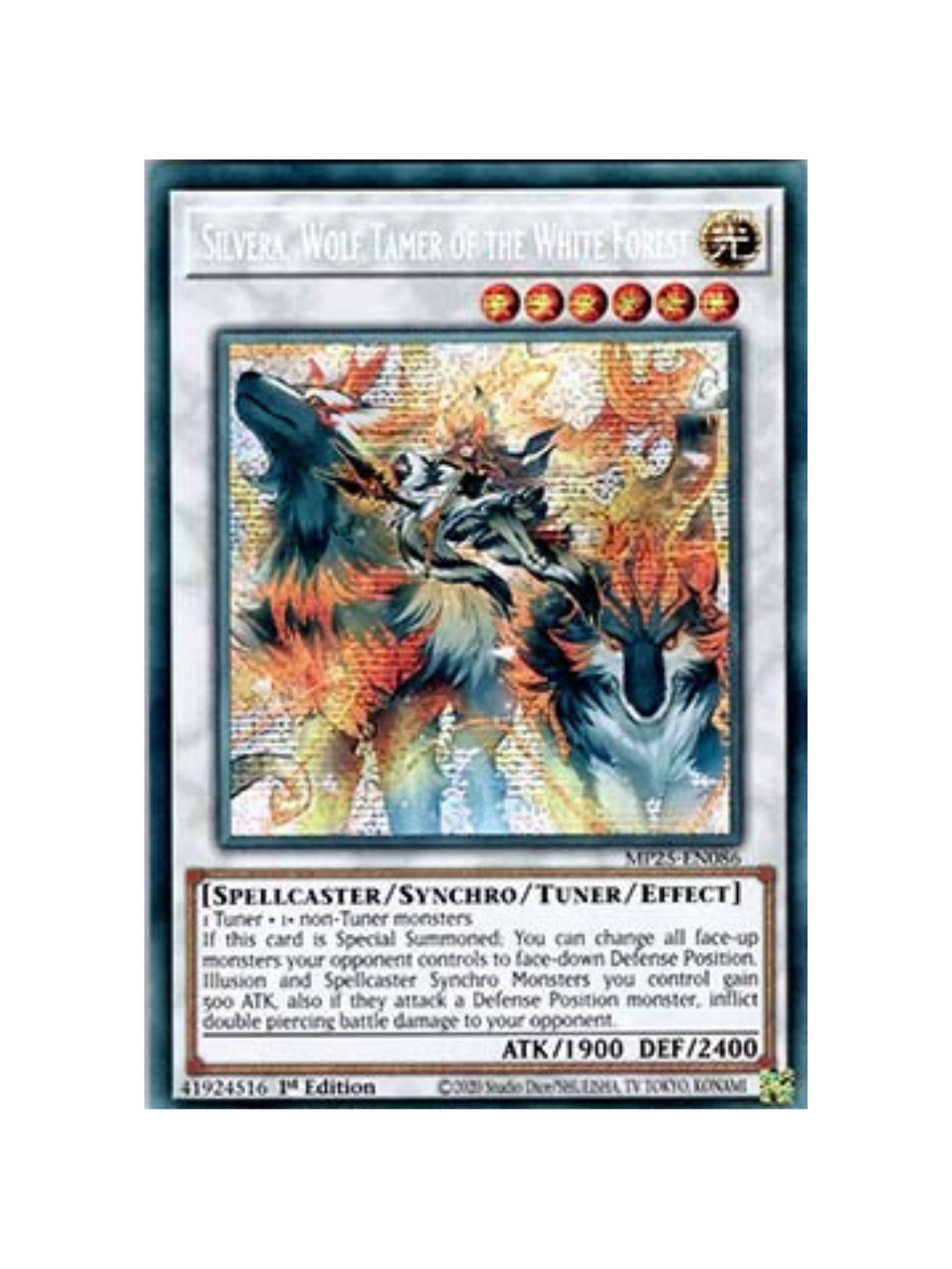 Yu-Gi-Oh! Silvera, Wolf Tamer of the White Forest MP25 (German)