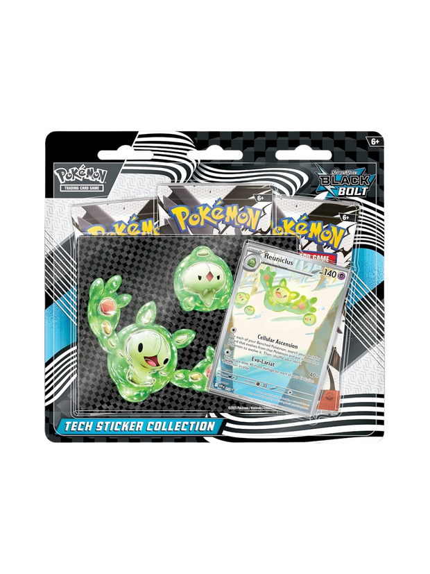 Pokemon Black Bolt Reuniclus Tech Sticker Collection (English)