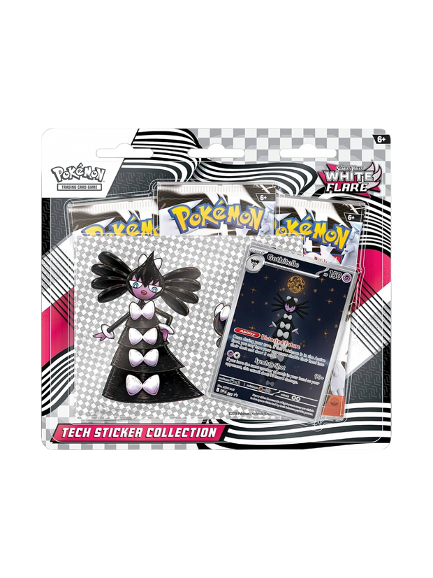 Pokemon White Flare Gothitelle Tech Sticker Collection (English)