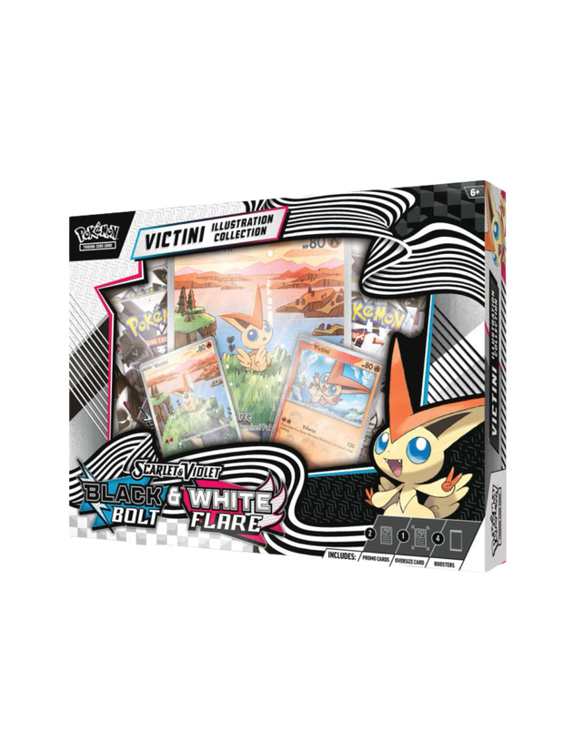 Pokemon Black Bolt & White Flare Unova Victini Illustration Collection
