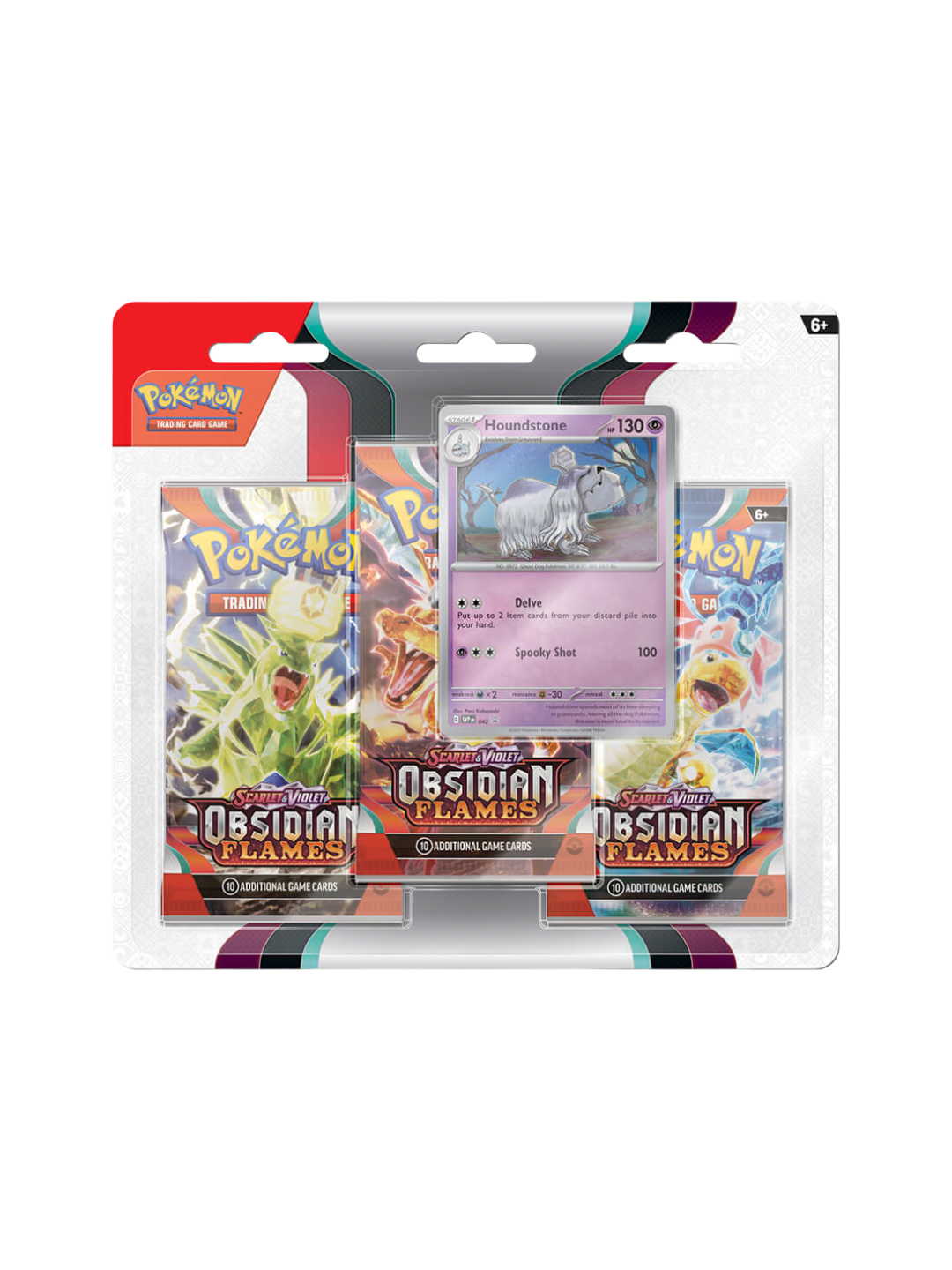 Pokemon Obsidian Flames Houndstone 3-Pack Blister (English)