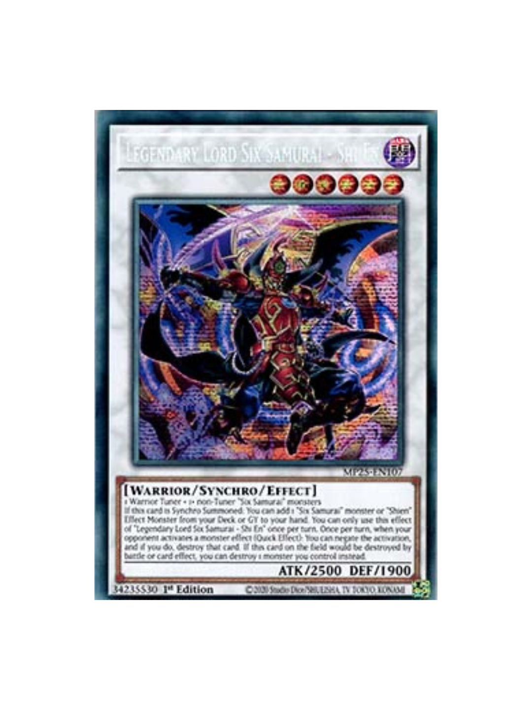 Yu-Gi-Oh! Legendary Lord Six Samurai - Shi En MP25 (German)