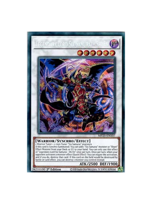 Yu-Gi-Oh! Legendary Lord Six Samurai - Shi En MP25 (German)