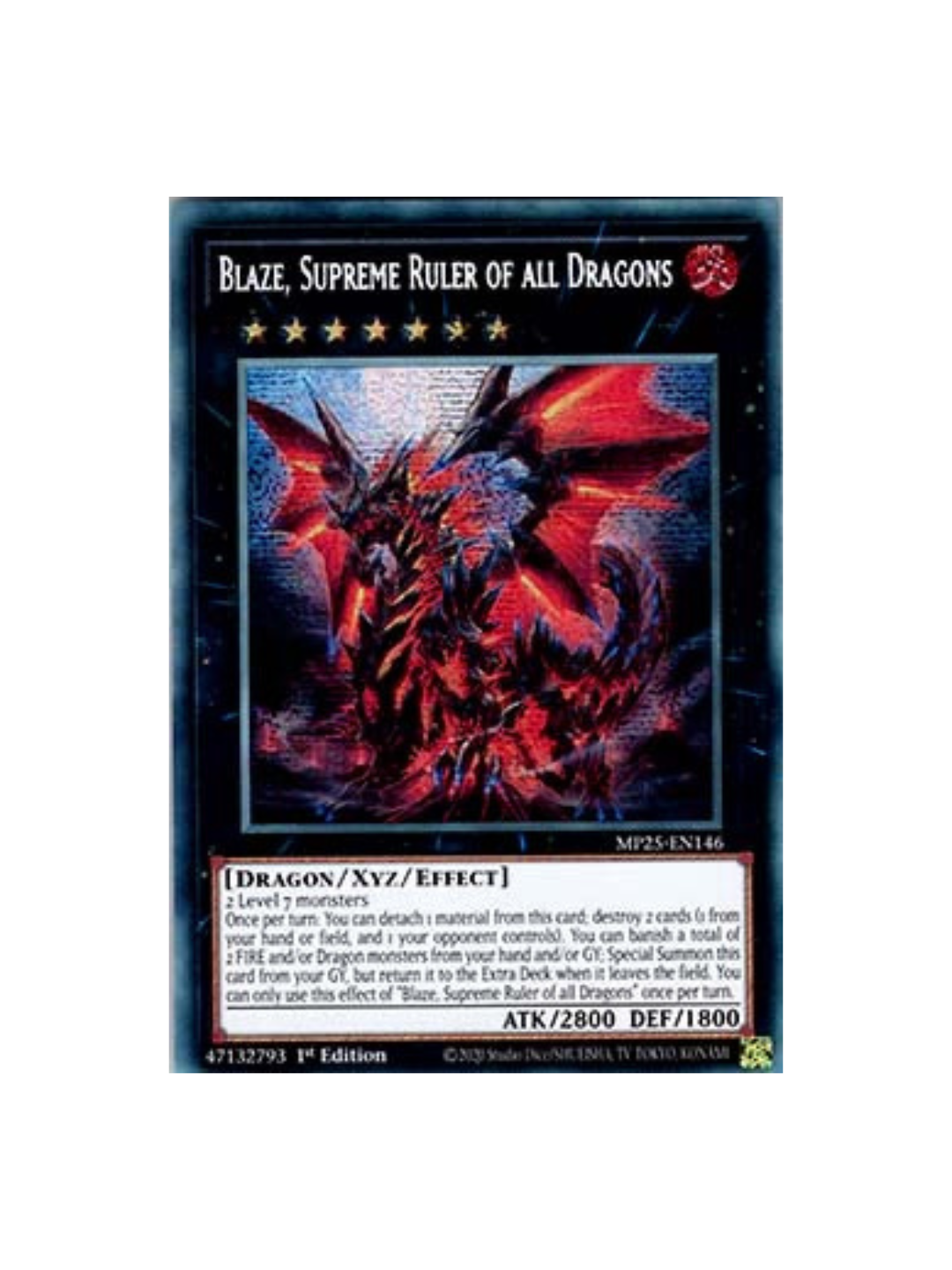 Yu-Gi-Oh! Blaze, Supreme Ruler of All Dragons MP25 (German)