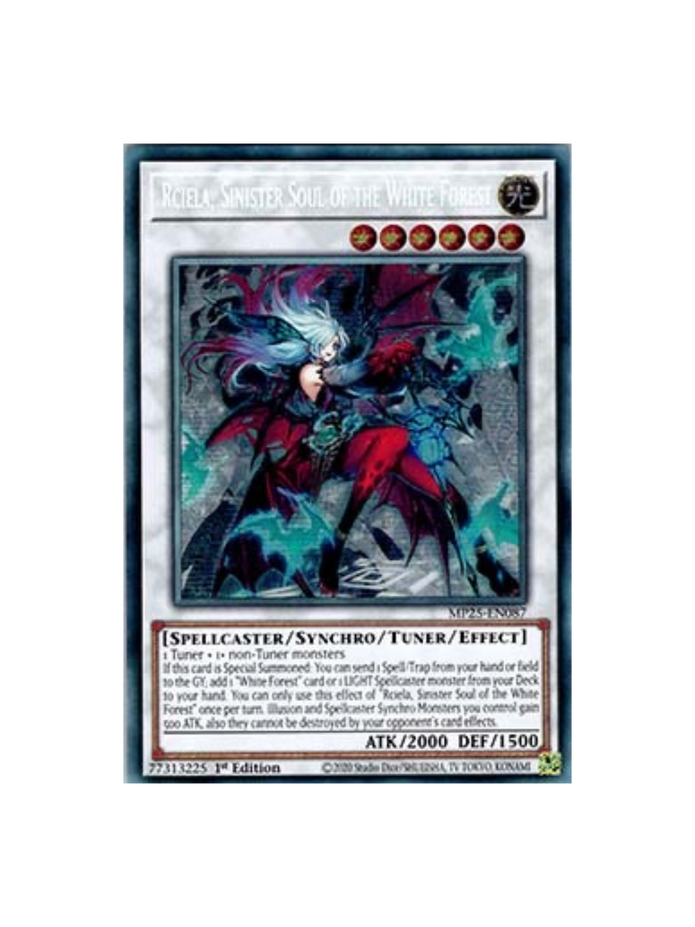 Yu-Gi-Oh! Rciela, Sinister Soul of the White Forest MP25 (German)