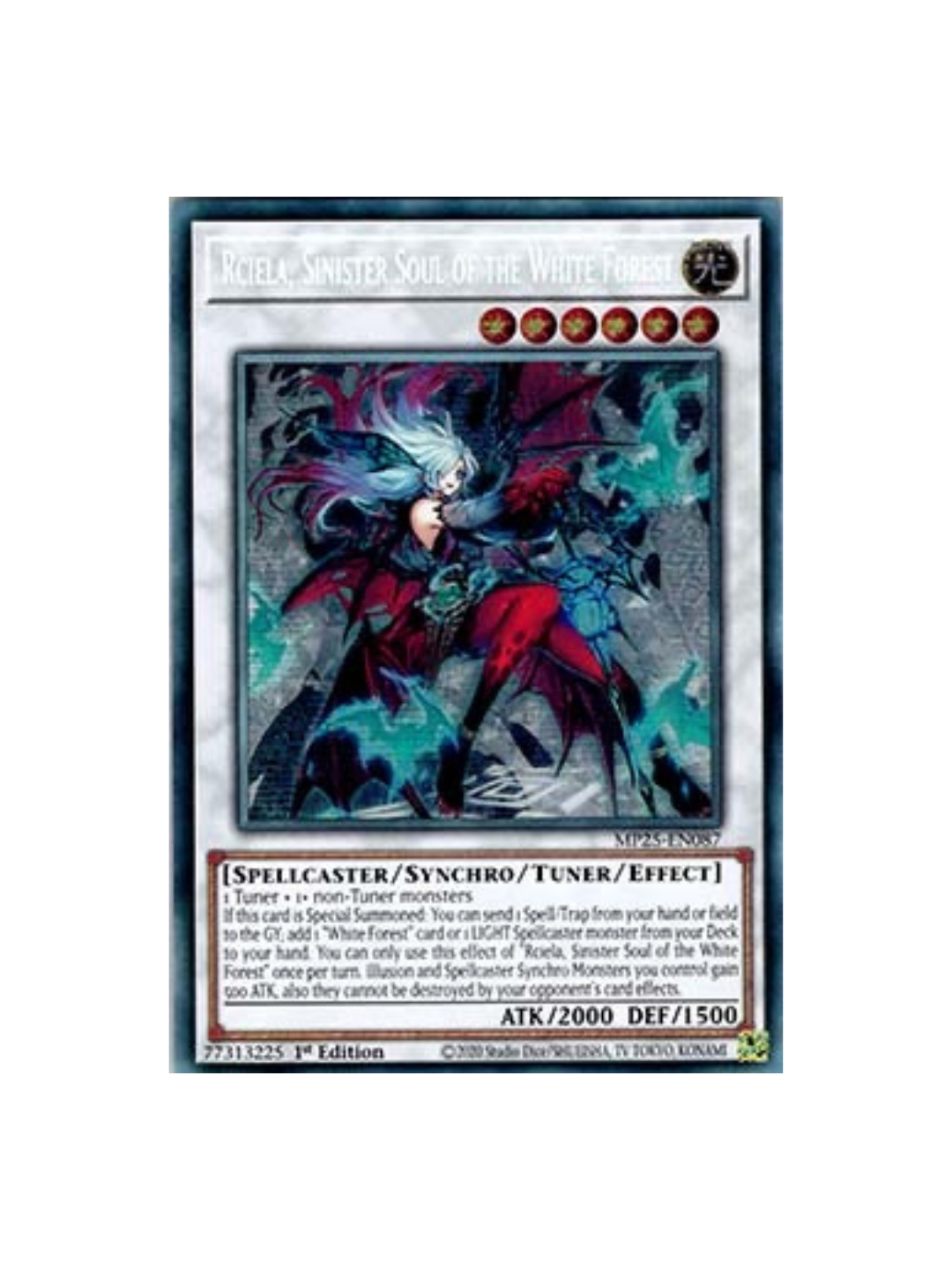 Yu-Gi-Oh! Rciela, Sinister Soul of the White Forest MP25 (German)