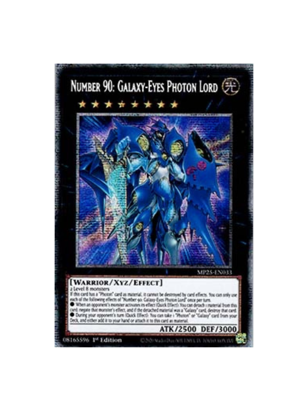 Yu-Gi-Oh! Number 90: Galaxy-Eyes Photon Lord MP25 (German)