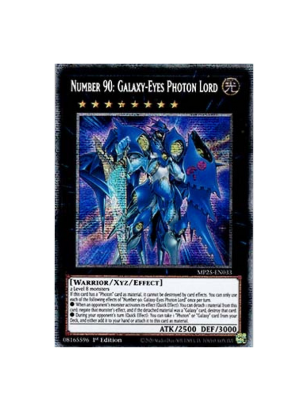 Yu-Gi-Oh! Number 90: Galaxy-Eyes Photon Lord MP25 (German)