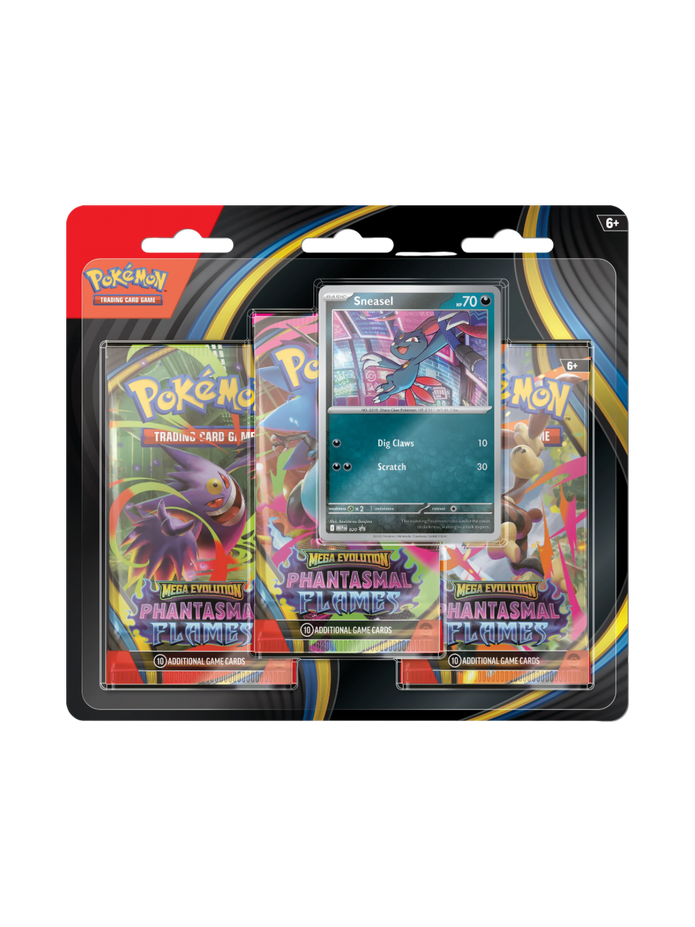 Pokemon Phantasmal Flames 3-Pack Blister (English) PRE-ORDER