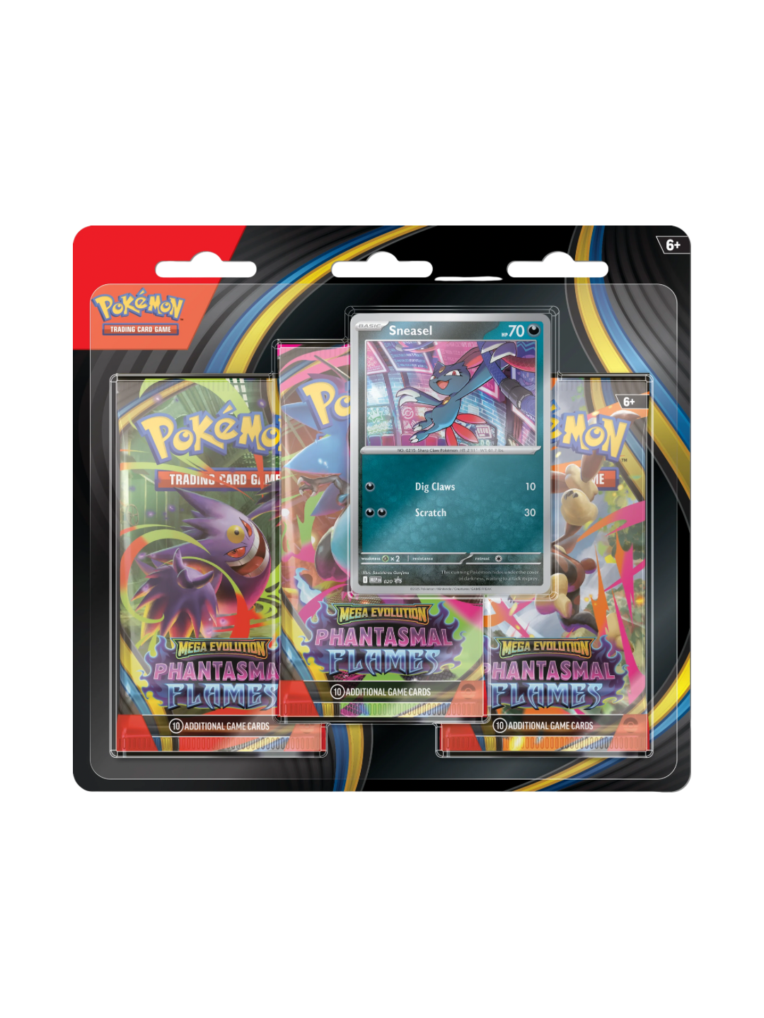 Pokemon Phantasmal Flames 3-Pack Blister (English) PRE-ORDER