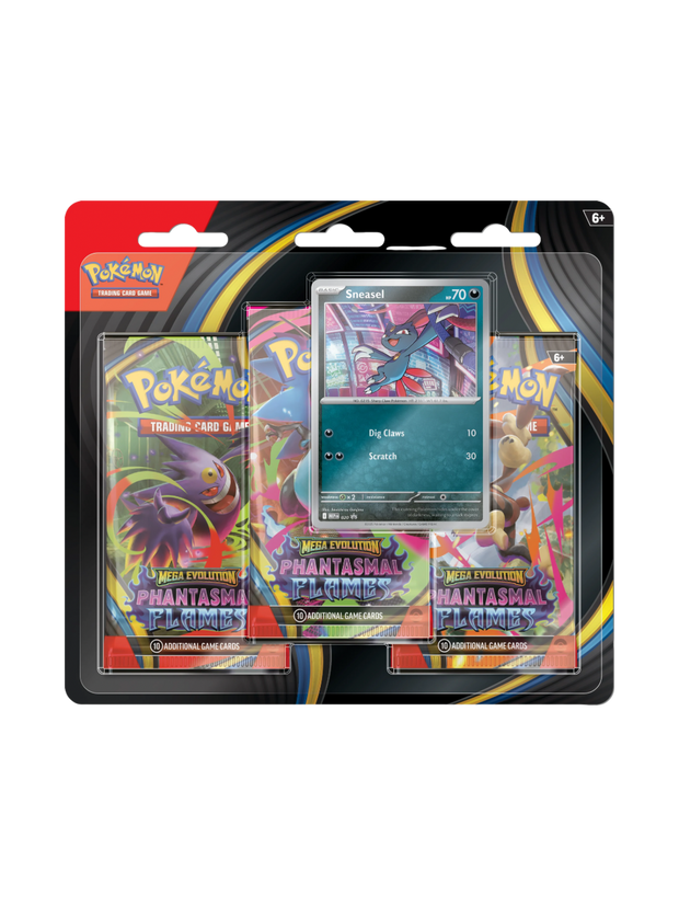 Pokemon Phantasmal Flames 3-Pack Blister (English) PRE-ORDER