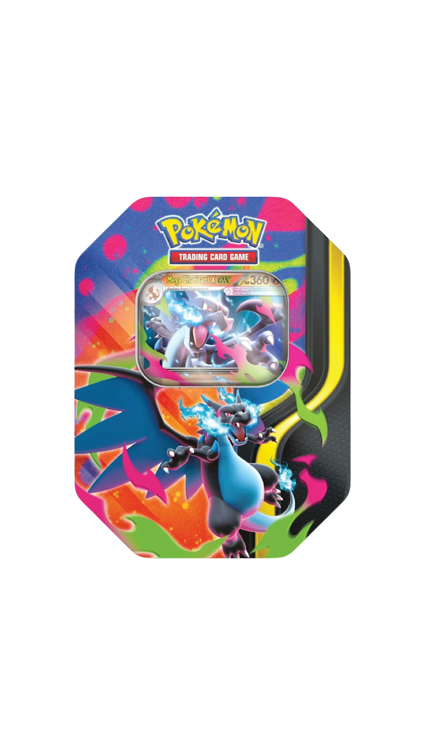 Pokemon Mega Charizard X ex Tin (English) PRE-ORDER
