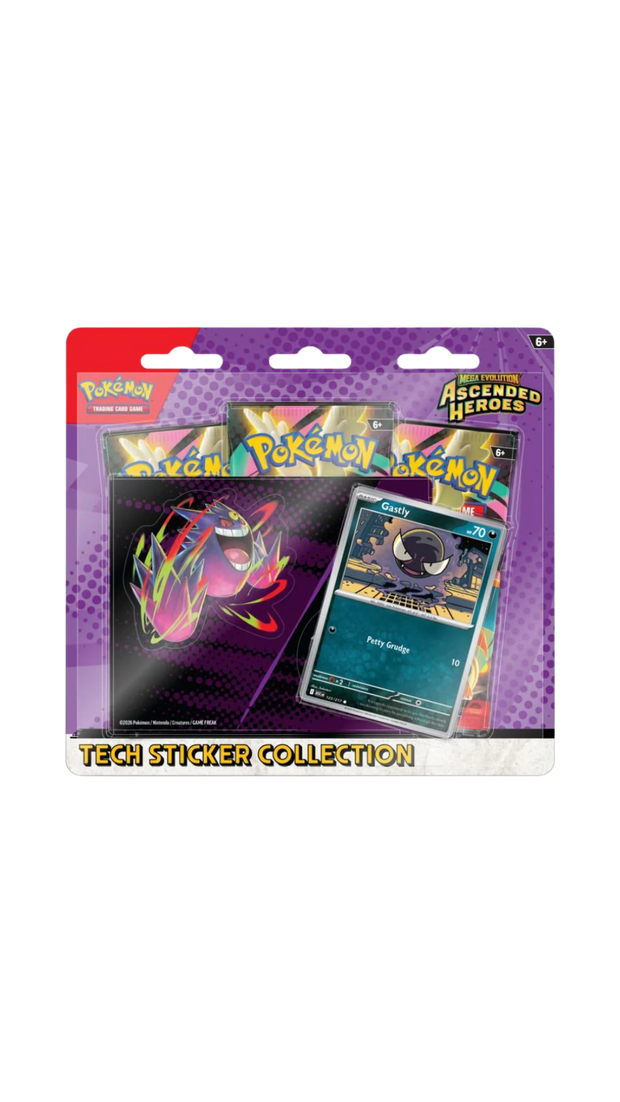 Pokemon Ascended Heroes Gastly Tech Sticker Collection (English) PRE-ORDER