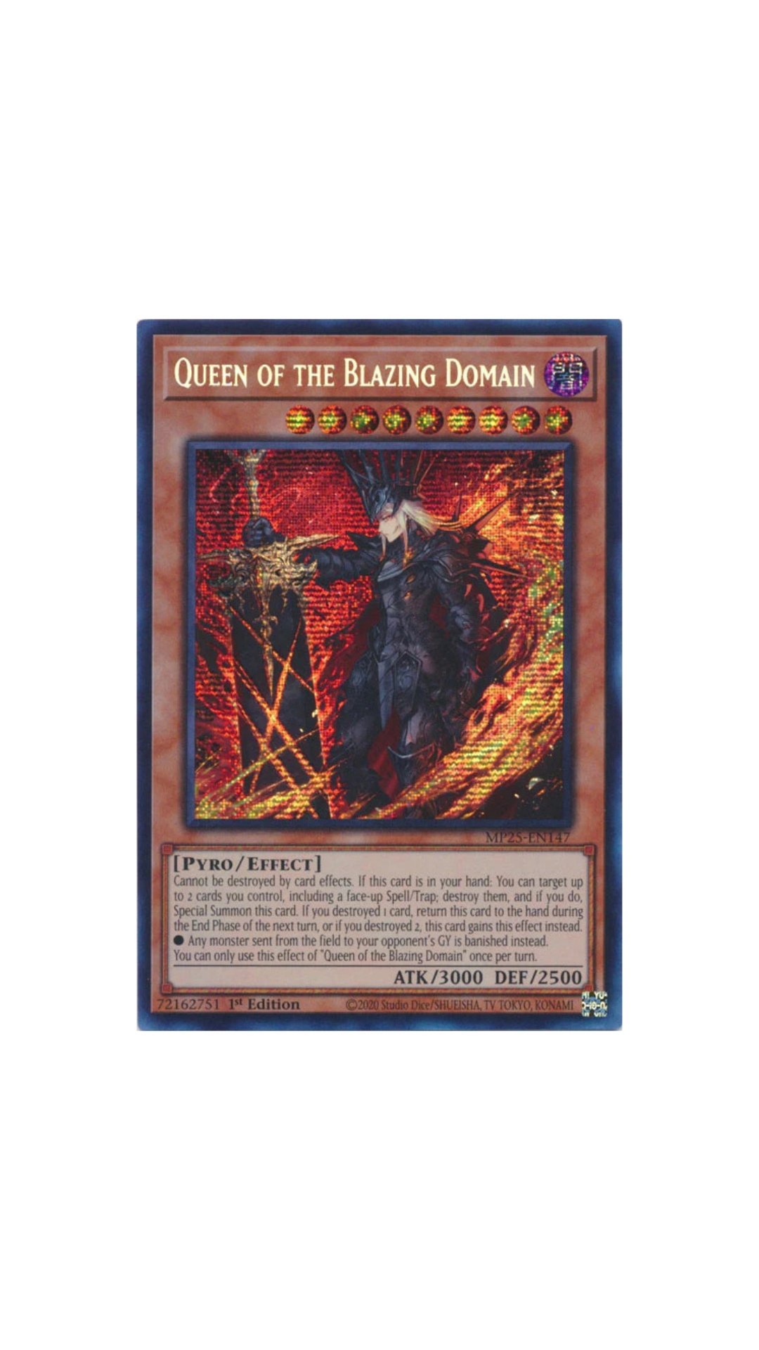 Yu-Gi-Oh! Queen of the Blazing Domain MP25 (English)