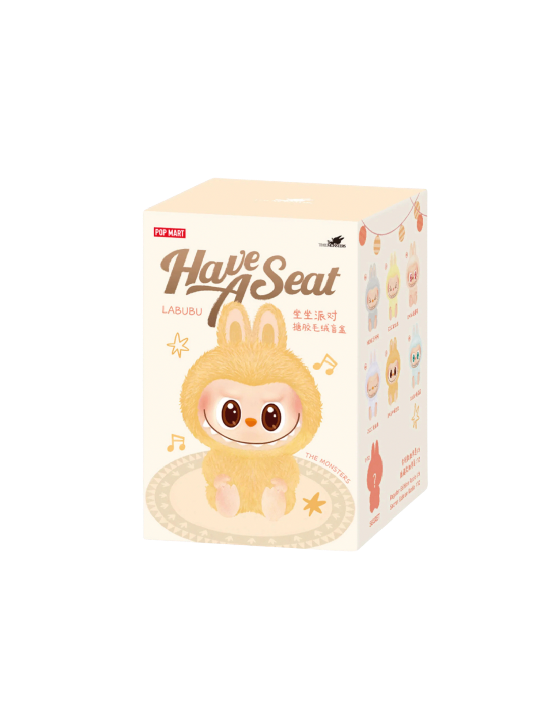 Pop Mart Labubu The Monsters Have a Seat Series-Vinyl Plush Blind Box PRE-ORDER