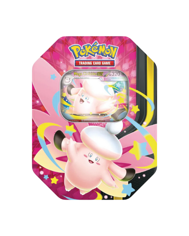 Pokemon Mega Moonlit Tins Mega Clefable ex Tin (English)
