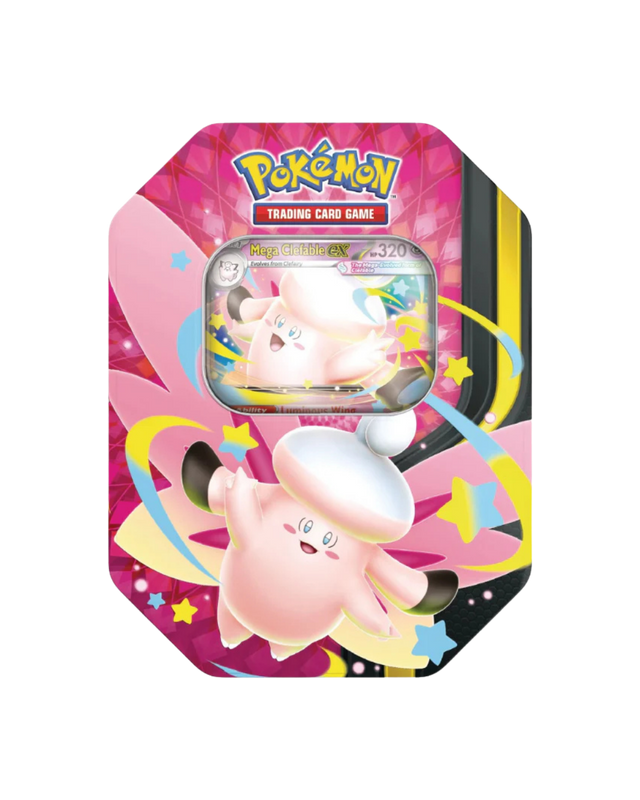 Pokemon Mega Moonlit Tins Mega Clefable ex Tin (Englisch)