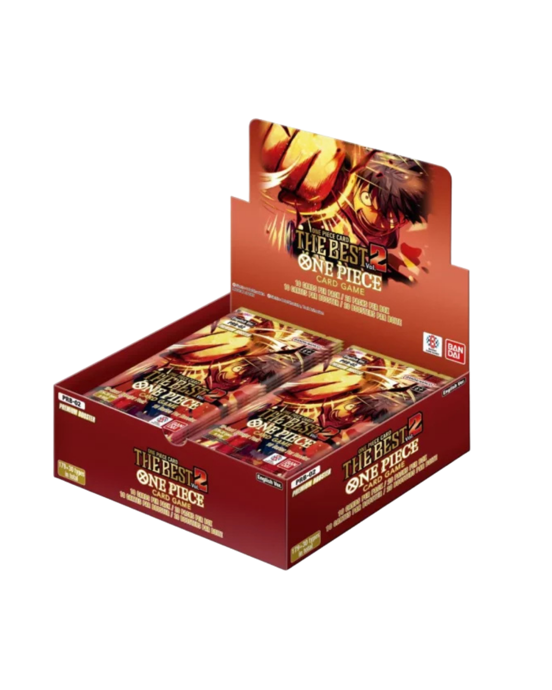 One Piece PRB02 The Best Vol.2 Booster Box (English)
