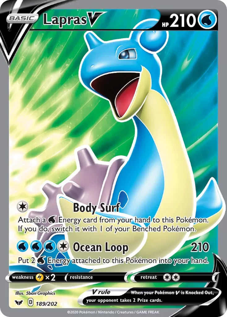 Pokémon Lapras V SSH 189