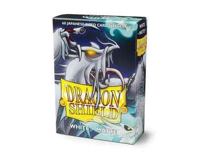 60 Small Dragon Shield Sleeves - Matte White