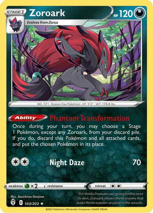 Pokémon Zoroark EVS 103